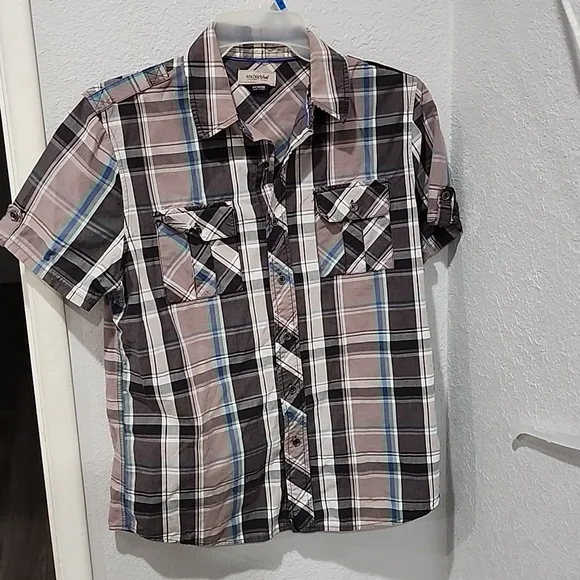 Men anchorblue shirt M - Picture 1 of 11